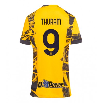 Dres Inter Milan Marcus Thuram #9 Rezervni za Žensko 2024-25 Kratak Rukav Dres Inter Milan Marcus Thuram #9 Rezervni za Žensko 2024-25 Kratak Rukav